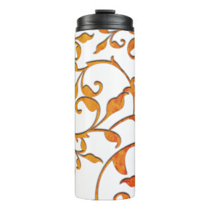 Scrolling Rust Thermal Tumbler