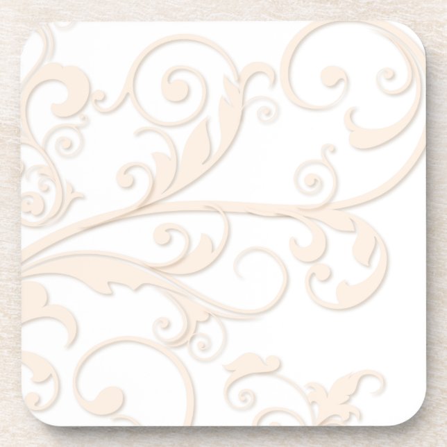 Scrolling Swirls Coaster (Front)