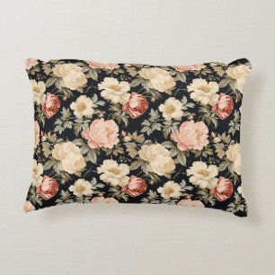Scrolls with roses Victorian style Decorative Cushion