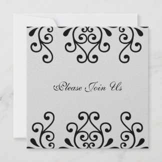 Scrollwork Invitation