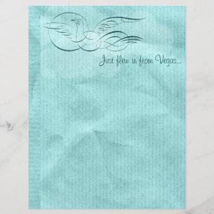 Scrolly Bird (Personalised Scrapbook Paper)