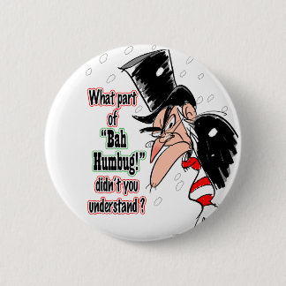 SCROOGE 6 CM ROUND BADGE