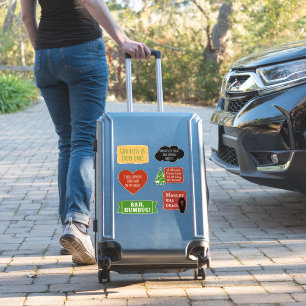 Scrooge A Christmas Carol Quotes Sticker Pack