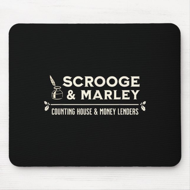 Scrooge And Marley Counting House Ens  Mouse Mat (Front)