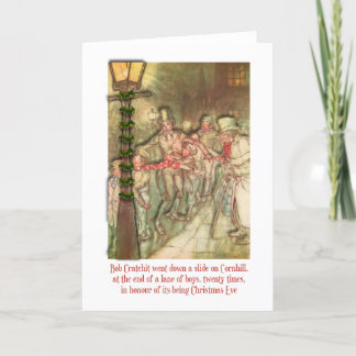 Scrooge Charles Dickens Christmas Card