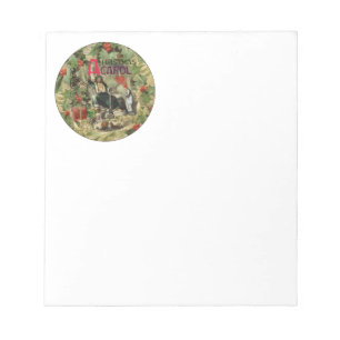 Scrooge Christmas Carol Art Print Illustration Notepad