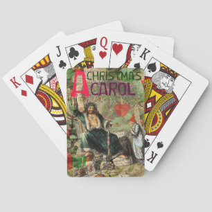 Scrooge Christmas Carol Artwork Print Art Playing Cards