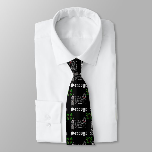 SCROOGE Christmas Gift  Tie (Tied)