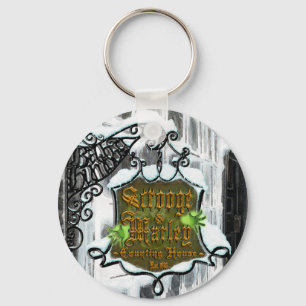 Scrooge&MarleySignScene Key Ring