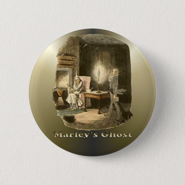 Scrooge of Christmas - A Christmas Carol 6 Cm Round Badge (Front)