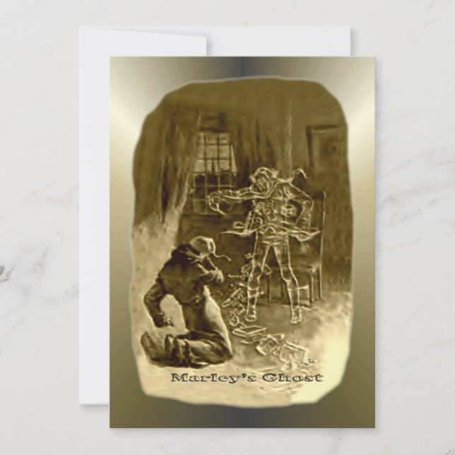 Scrooge of Christmas - A Christmas Carol Holiday Card (Front)