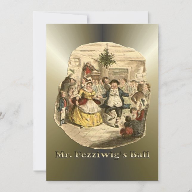 Scrooge of Christmas - A Christmas Carol Holiday Card (Front)