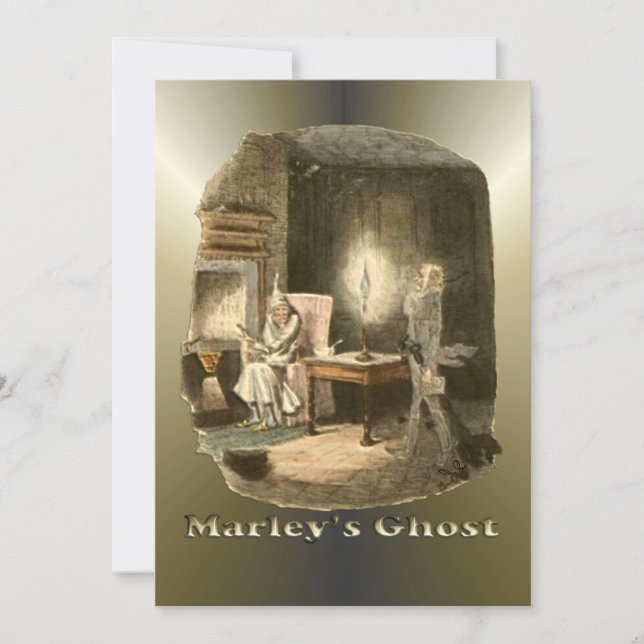 Scrooge of Christmas - A Christmas Carol Holiday Card (Front)