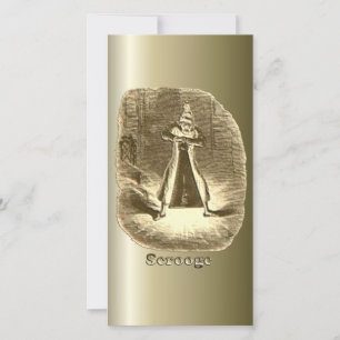 Scrooge of Christmas - A Christmas Carol Holiday Card
