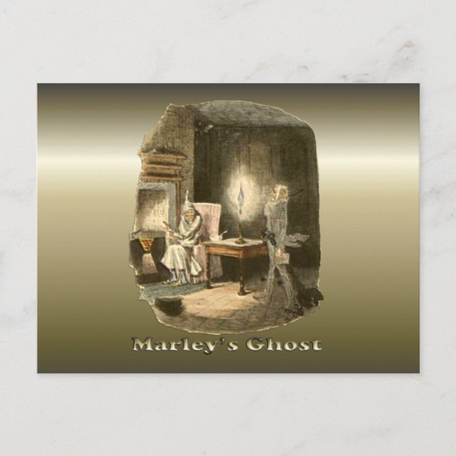 Scrooge of Christmas - A Christmas Carol Holiday Postcard (Front)