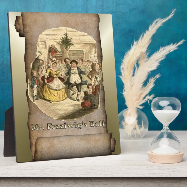 Scrooge of Christmas - A Christmas Carol Plaque (Side)