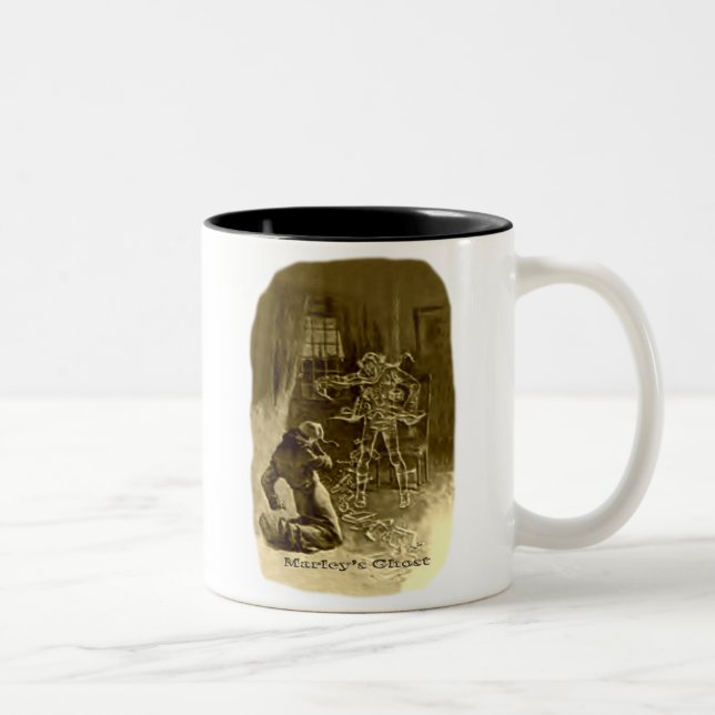 Scrooge of Christmas - A Christmas Carol Two-Tone Coffee Mug (Right)
