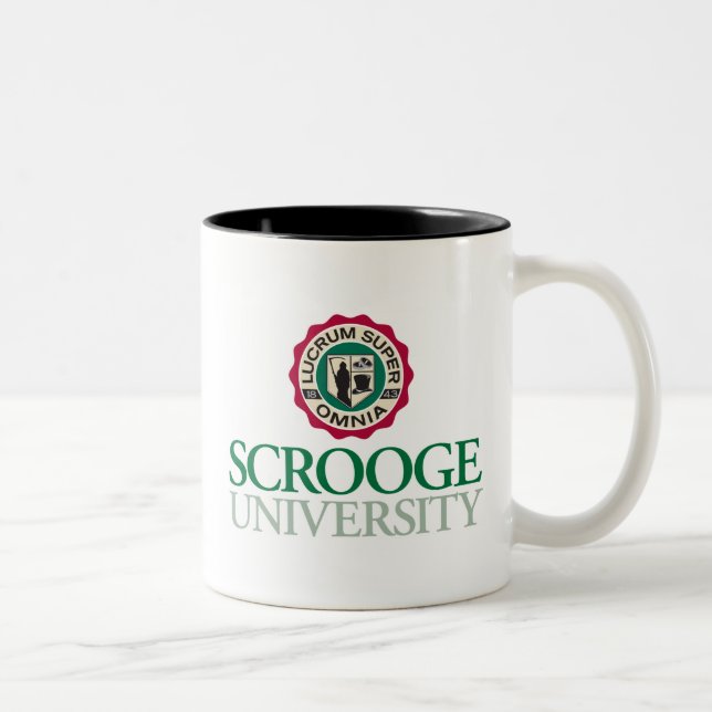 Scrooge University Logo Coffee Mug (Right)