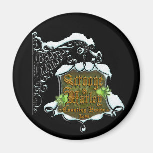 ScroogeHauntedSign Magnet