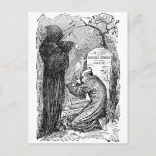 Scrooge's Grave Postcard