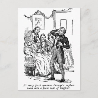 Scrooge's Nephew (with text) Postcard