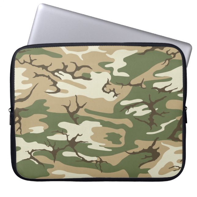 Scrub Camo Laptop Sleeve (Front)
