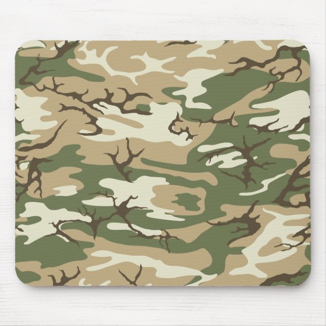 Scrub Camo Mouse Mat (Front)