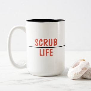 Scrub Life Two-Tone Coffee Mug