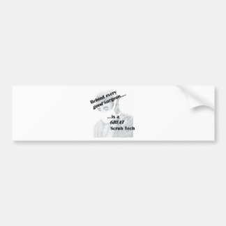 Scrub Tech Bumper Sticker