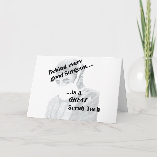 Scrub Tech Card (Front)