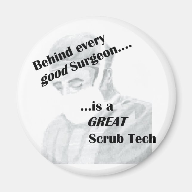 Scrub Tech Magnet (Front)
