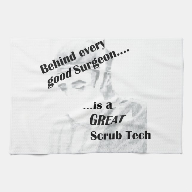 Scrub Tech Tea Towel (Horizontal)