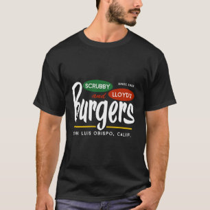 Scrubby Lloyd'S Burgers San Luis Obispo California T-Shirt