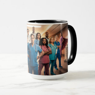 Scrubs to Superheroes Mug