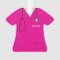 Scrubs Uniform Nurse Hot Pink Shirt Christmas Orn