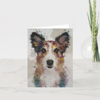 Scruffy Dog Blank Card