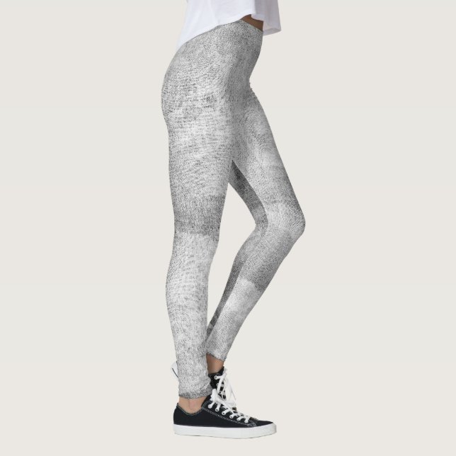 Scruffy Grey Leggings (Right)