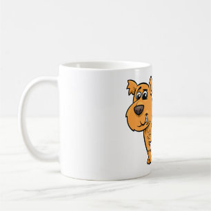Scruffy Orange Puppy Dog Coffee Mug
