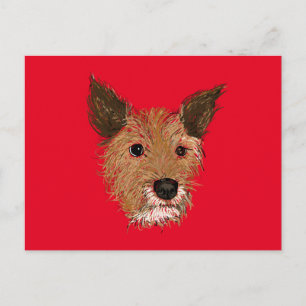 scruffy pups postcard