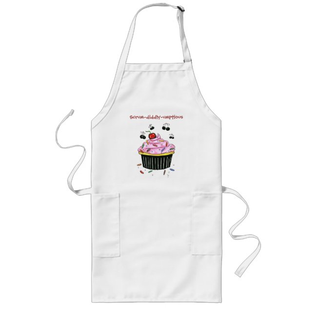 Scrum-diddly-umptious Cupcake Apron (Front)