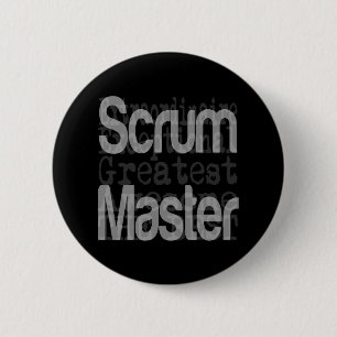 Scrum Master Extraordinaire 6 Cm Round Badge