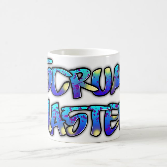 Scrum Master Graffiti Mug (Center)