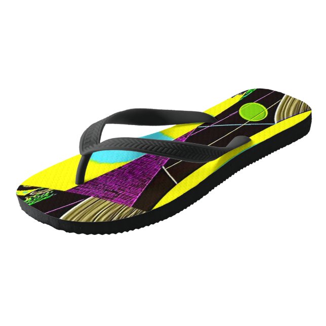 "Scrunchies" Pair of (Adult) Flip Flops (Angled)