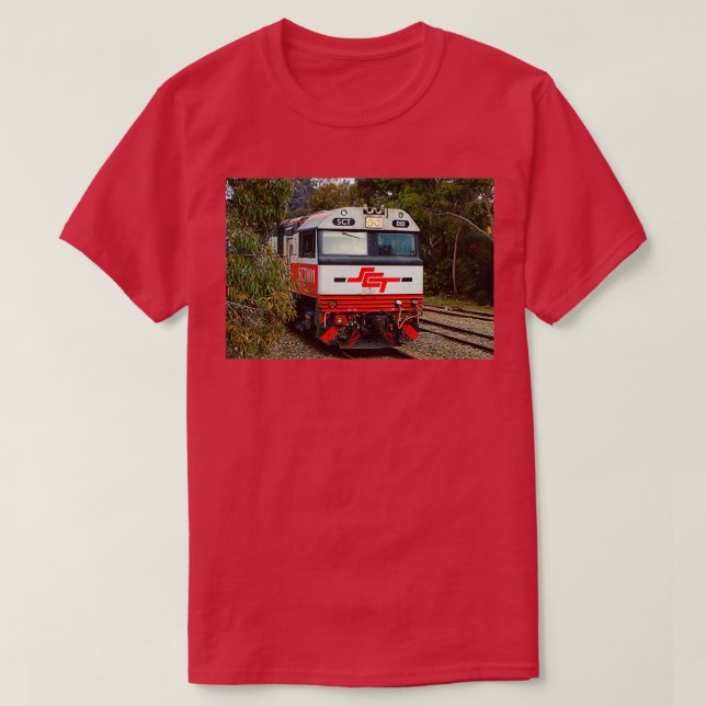 SCT train locomotive engine Australia T-Shirt (Design Front)