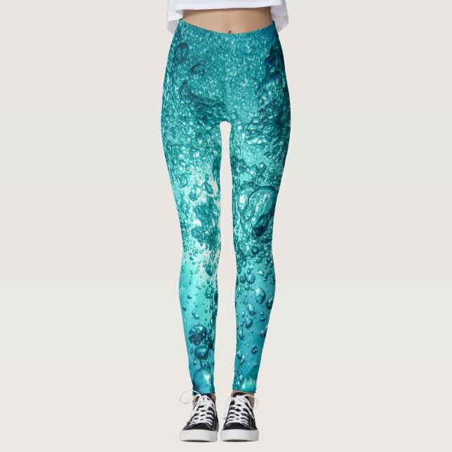 Scuba Bubbles Leggings (Front)
