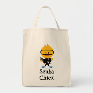 Scuba Chick Tote Bag