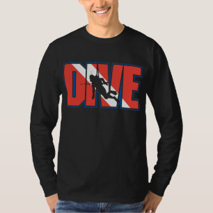 SCUBA Dive Black Long Sleeve T-Shirt