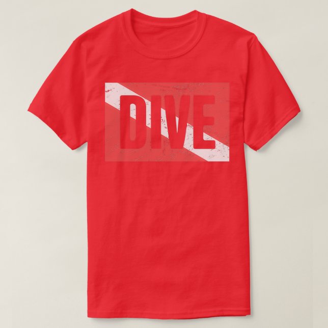 Scuba Dive Flag 1 T-Shirt (Design Front)
