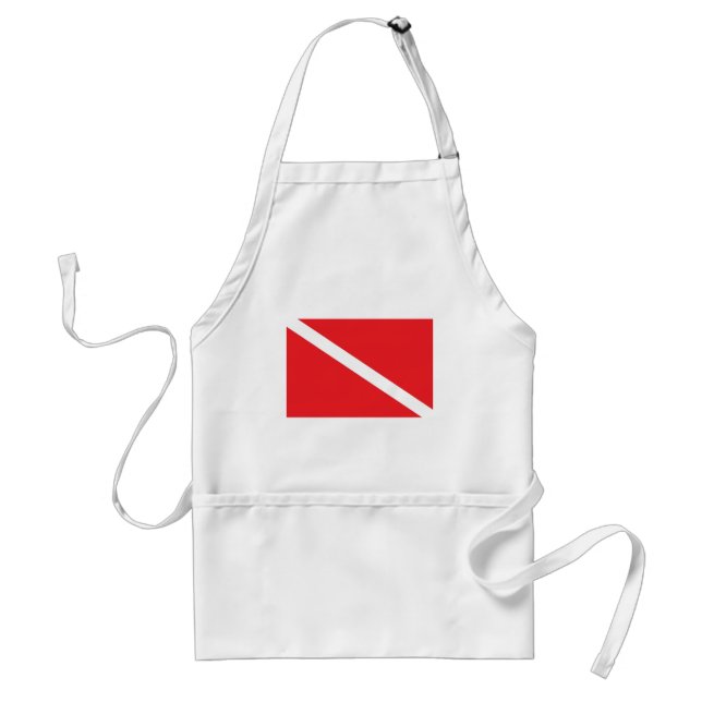 SCUBA Dive Flag Standard Apron (Front)
