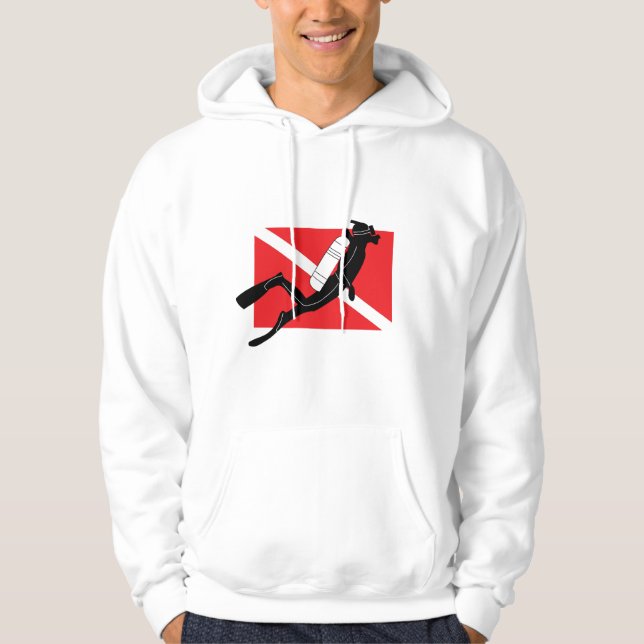 SCUBA Dive Hooded Sweatshirt (Front)